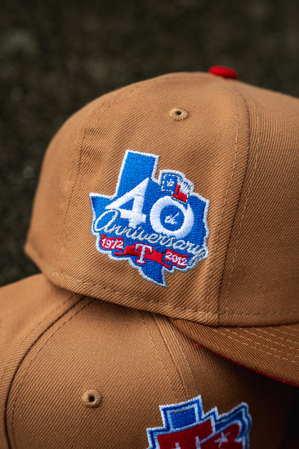 New Era Texas Rangers 40th Anniversary Red UV (Wheat/Tan) - 7 3/4 in 2023