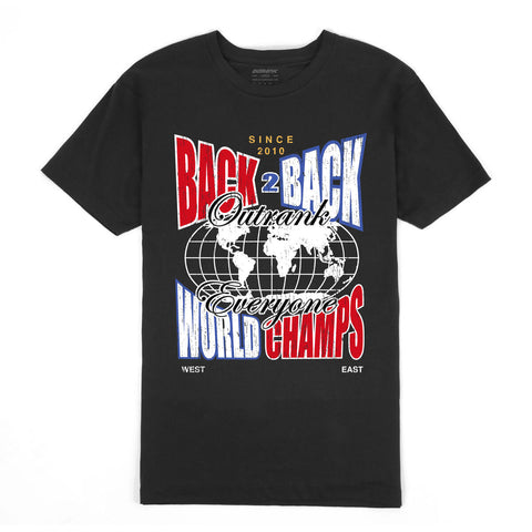 Outrank World Champs T-shirt (Black) - Outrank