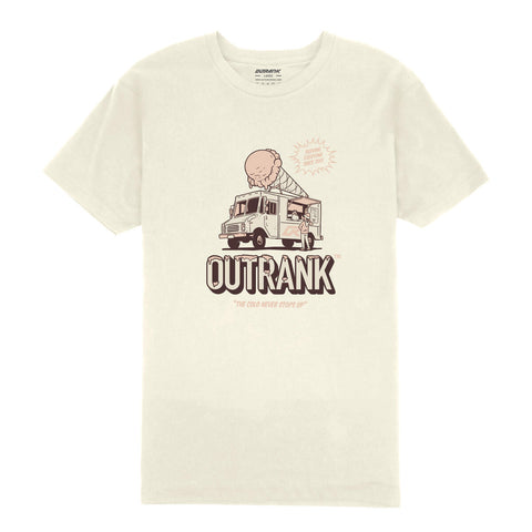 Outrank The Cold Never Stops T-shirt (Vintage White) - Outrank
