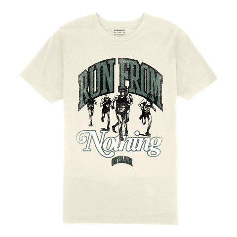 Outrank Run From Nothing T-shirt (Vintage White) - Outrank