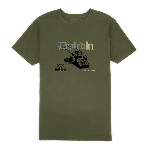 Outrank Dialed In T-shirt (Military Green) - Outrank