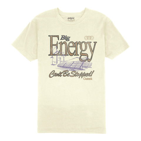Outrank Big Energy T-shirt (Vintage White) - Outrank