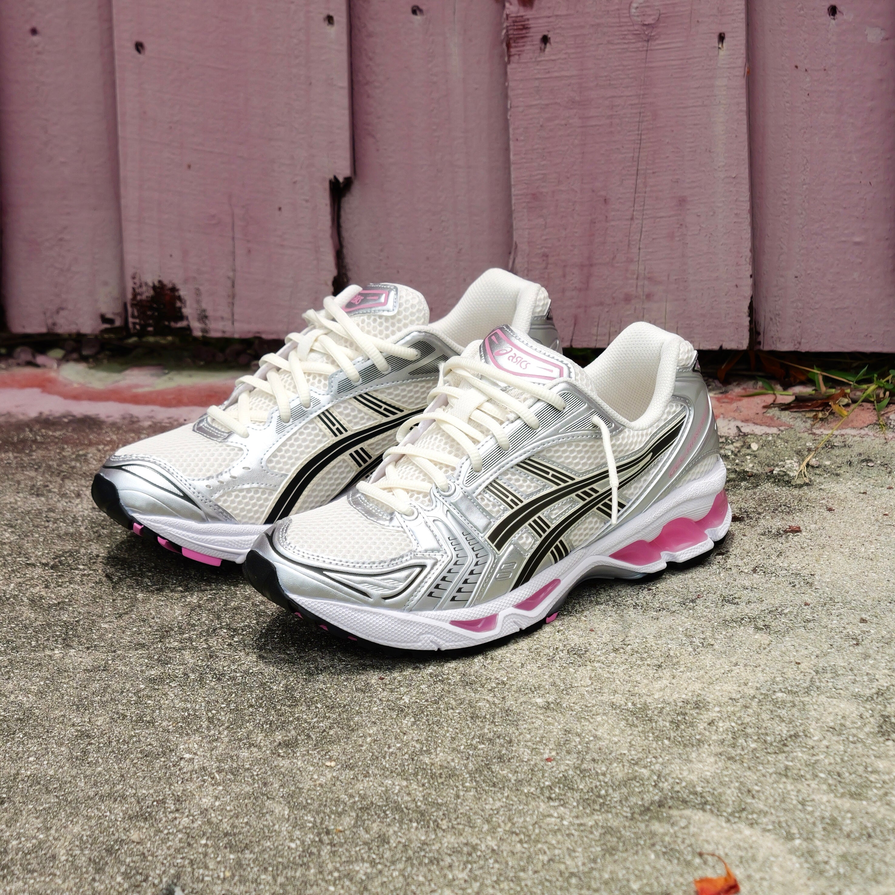 Mens Asics Gel-Kayano 14 (Cream/Sweet Pink)