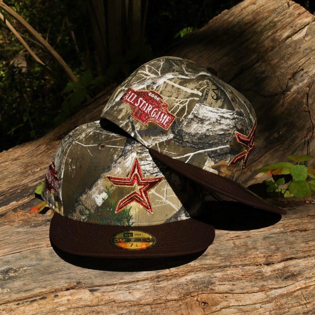 New Era Houston Astros 2004 ASG Side Patch Grey UV 59Fifty Fitted (Real Tree Camo/Burnt Wood)
