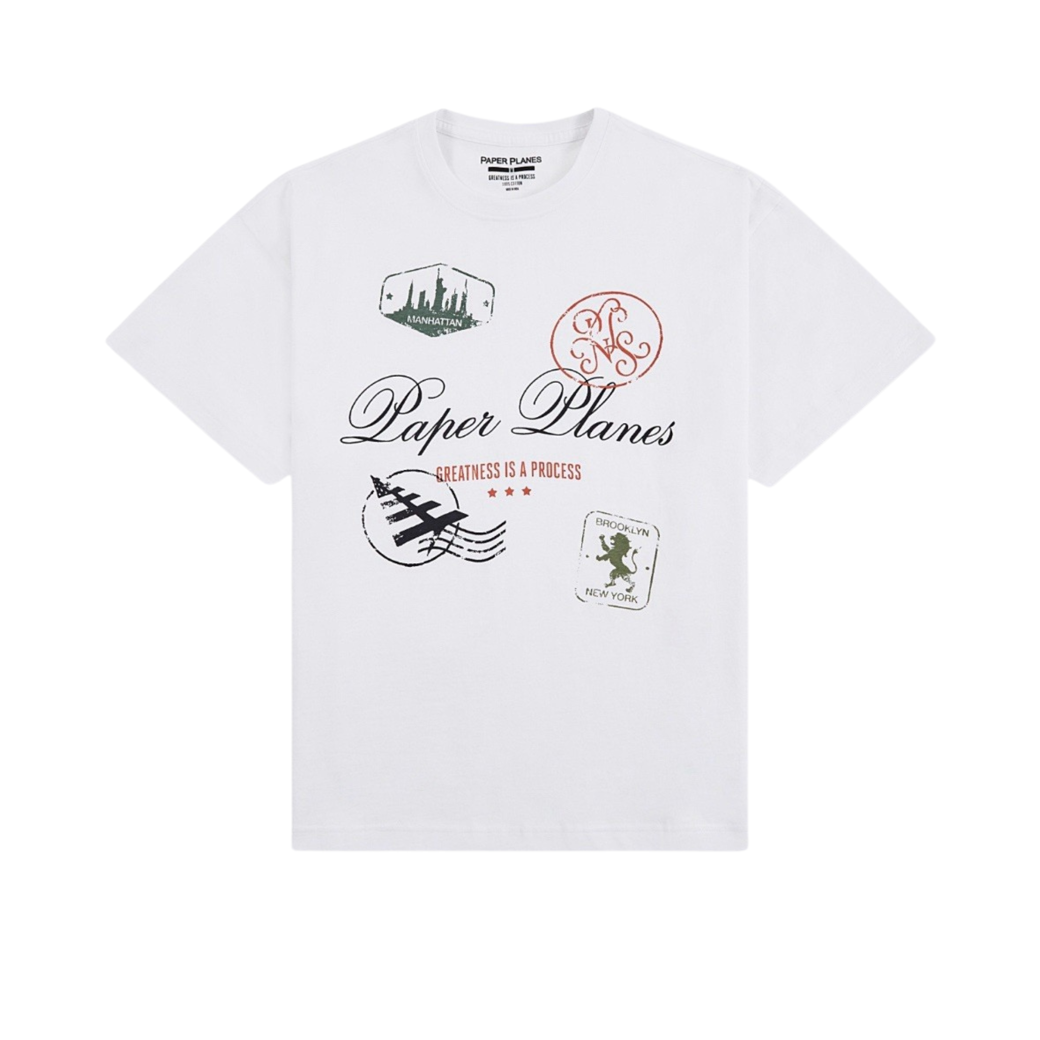 Paper Planes "Postcard" Tee (White) - Paper Plane