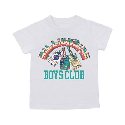 Kids Billionaire Boys Club Cards S/S Tee (White) - Billionaire Boys Club