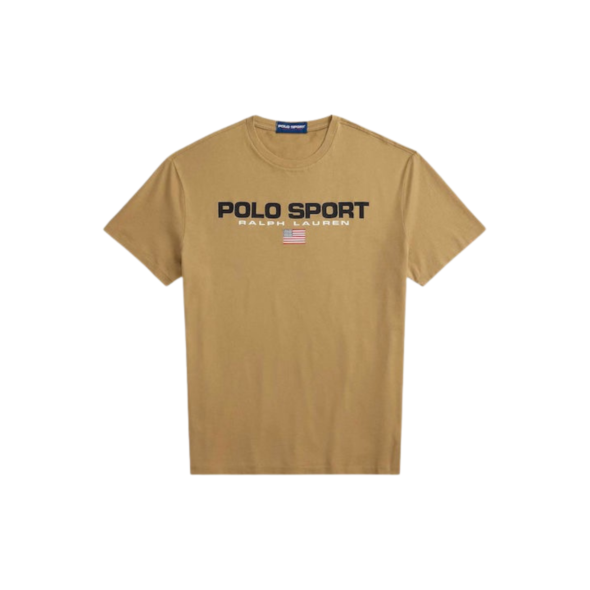 Polo Ralph Lauren Classic Fit Polo Sport Jersey T-Shirt (Khaki)