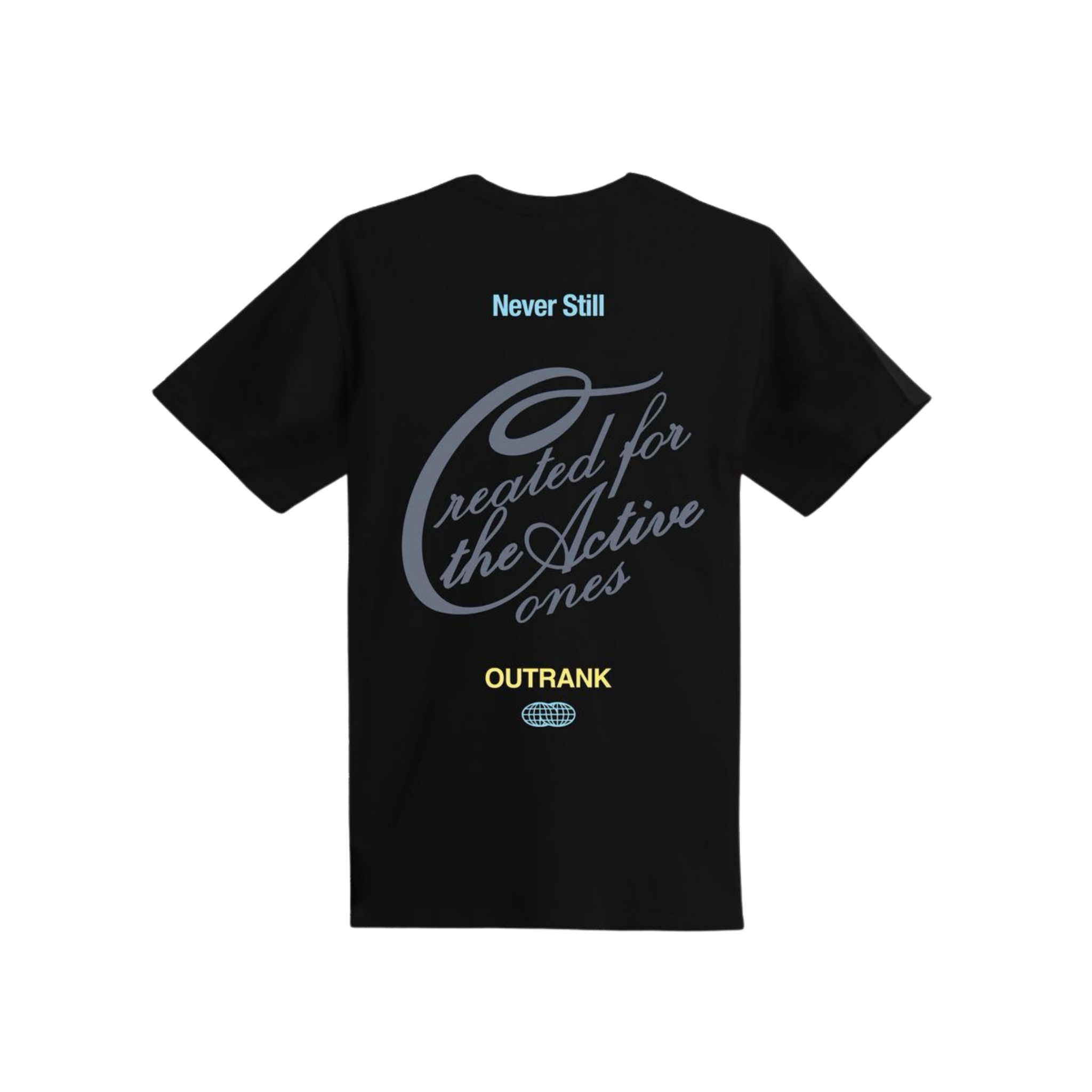 Outrank "Active Ones Only" T-shirt (Black)