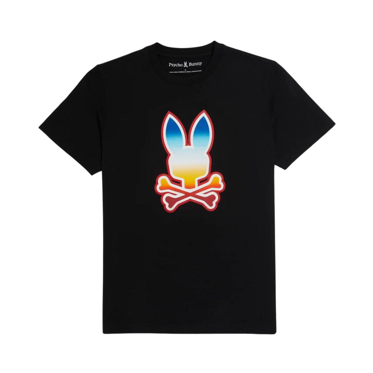 Psycho Bunny Guy Graphic Tee (Black) – SNEAKER TOWN display picture 1