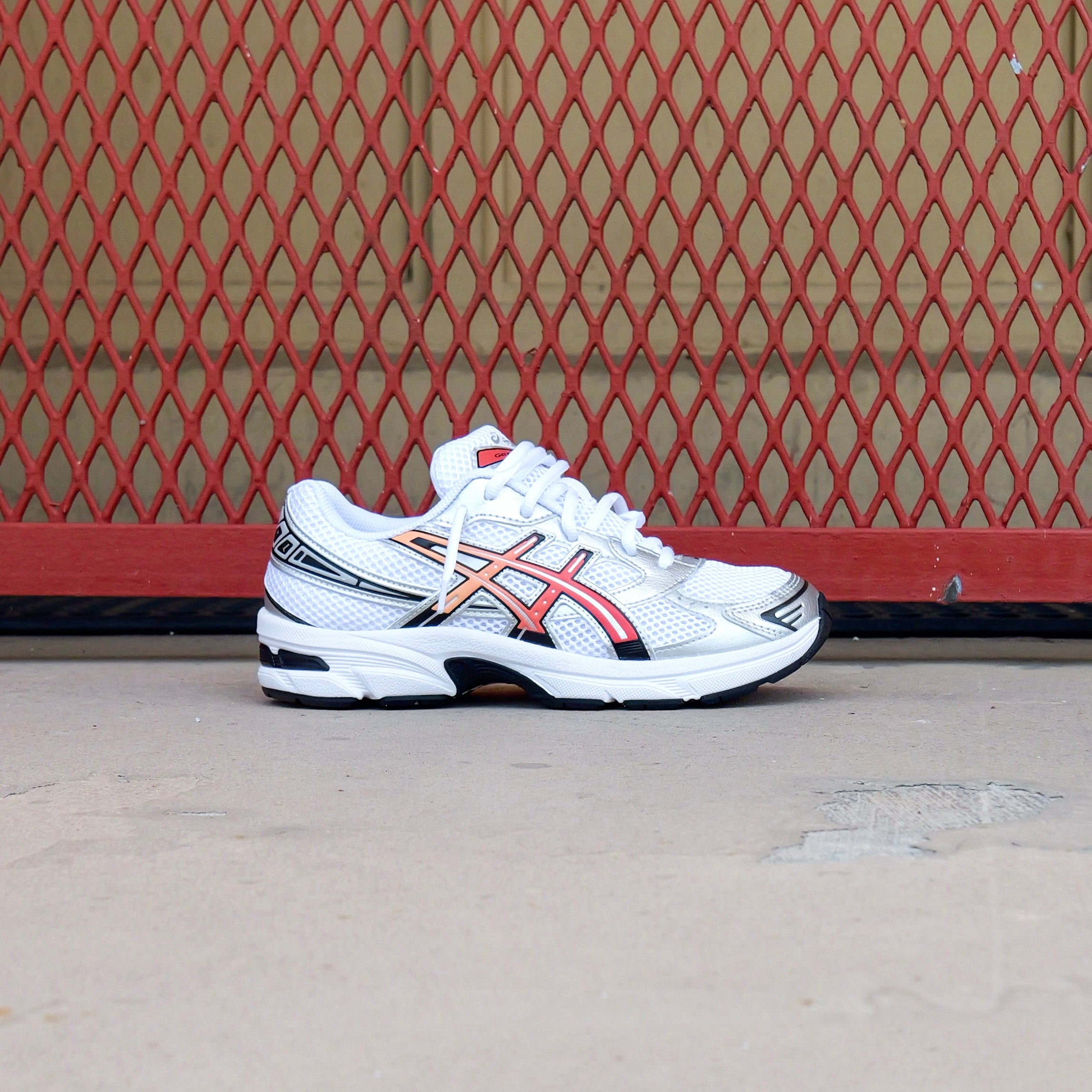 Asics Gel-1130 Grade School (White/Red Snapper)