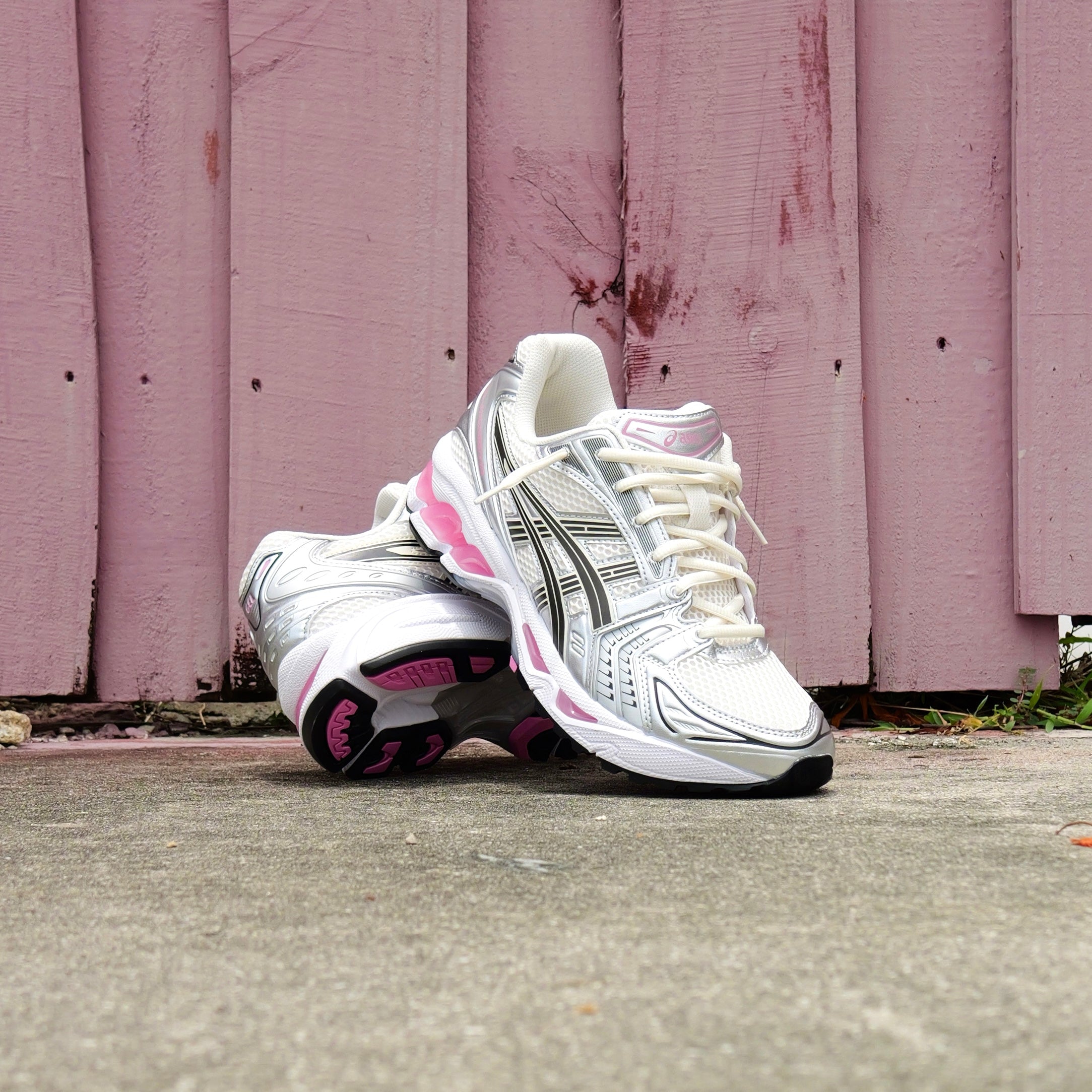 Mens Asics Gel-Kayano 14 (Cream/Sweet Pink)
