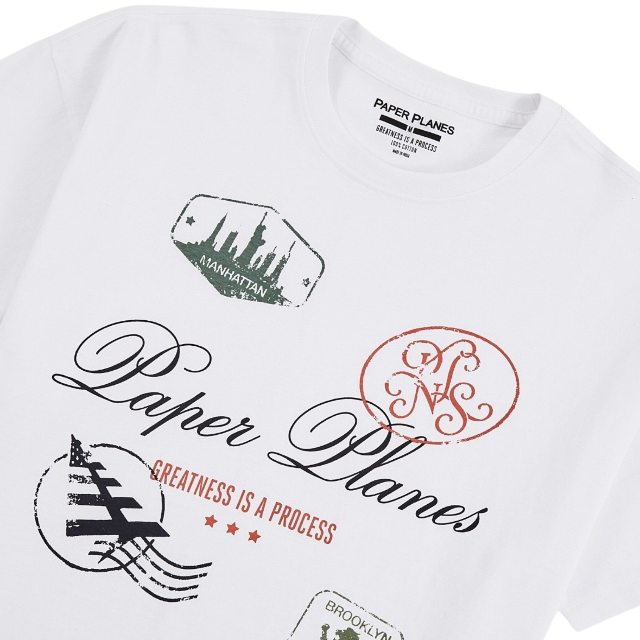 Paper Planes "Postcard" Tee (White) - Paper Plane