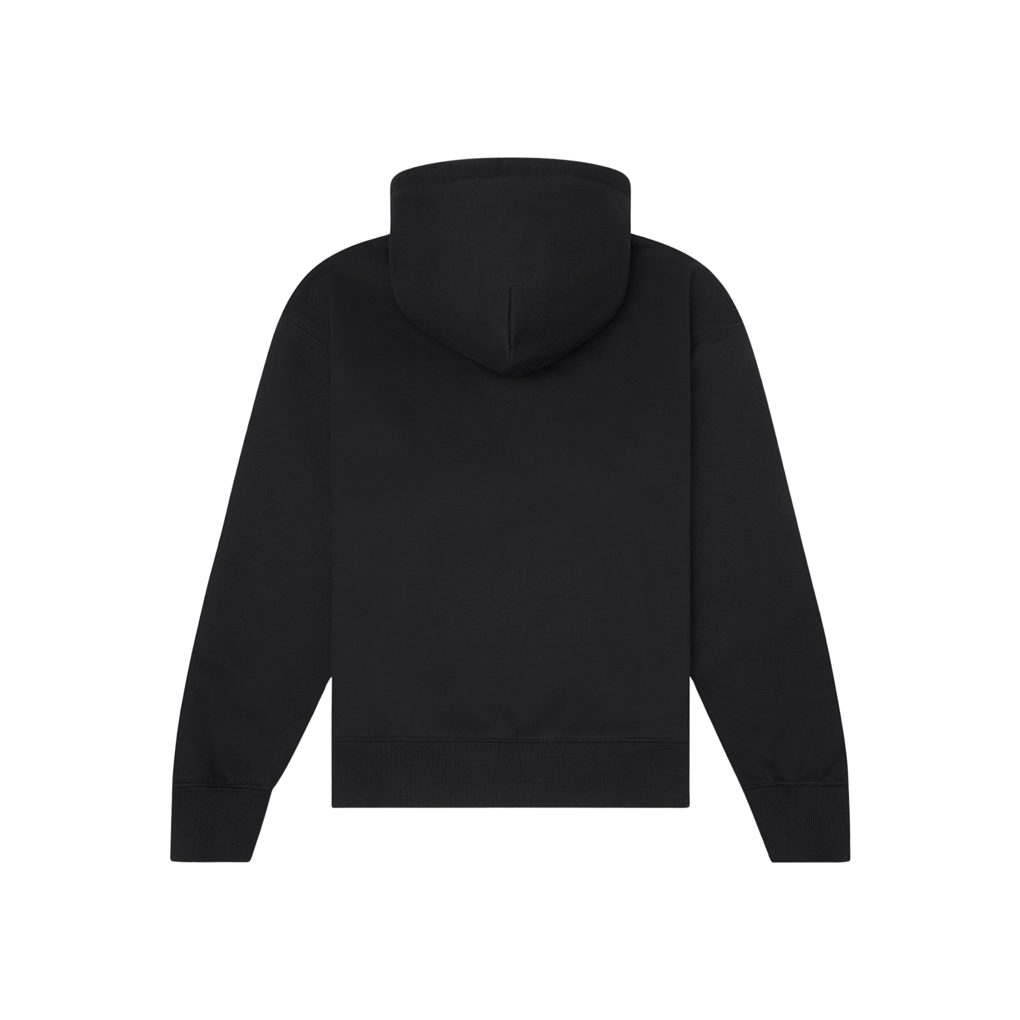 Paper Planes Oversized Script Weld Zip Up Hoodie (Black)