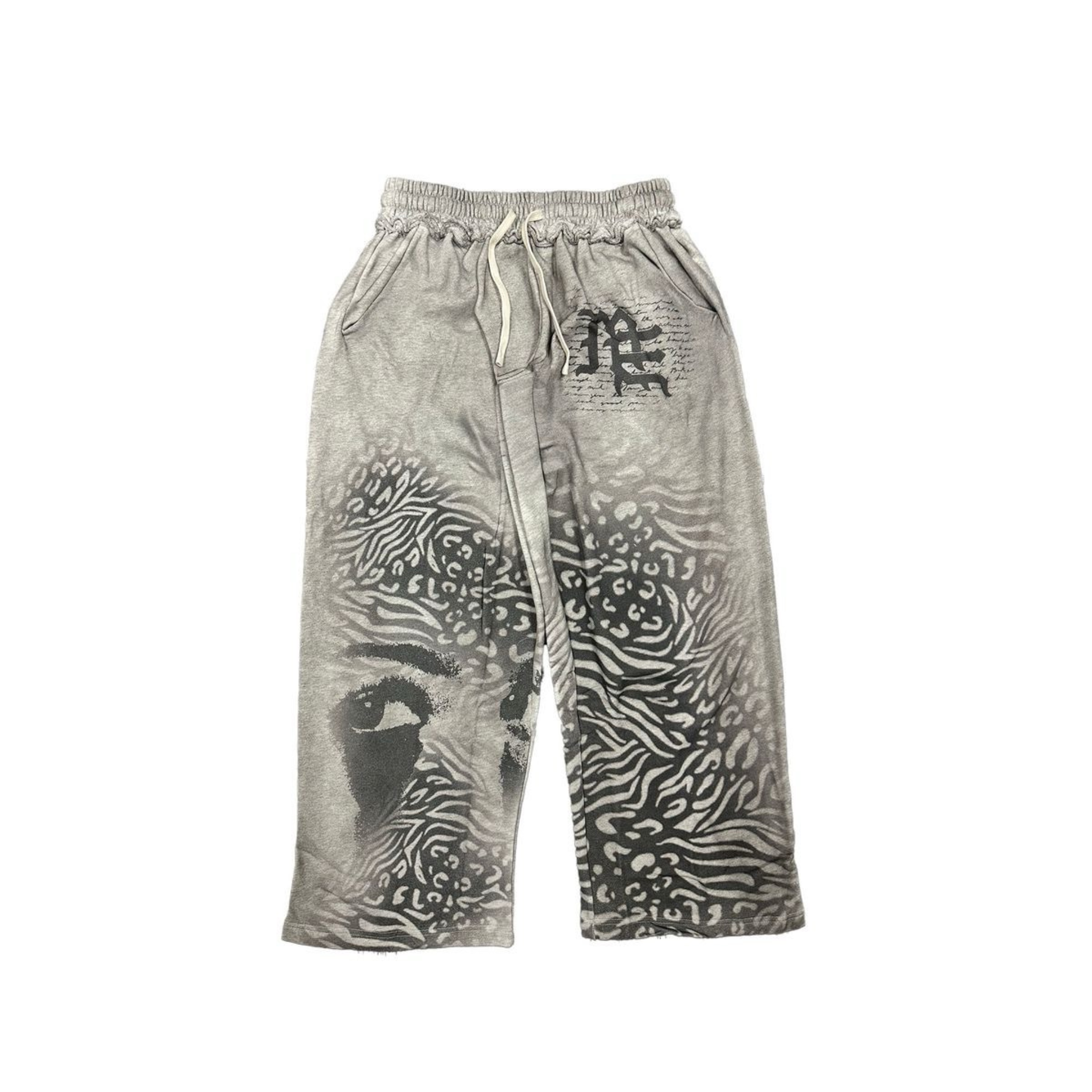 Mixed Emotion "Stripped" Sweatpants (Cream)