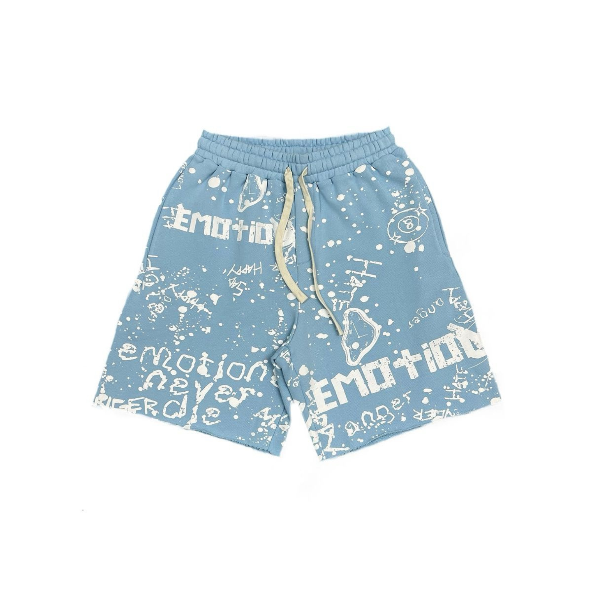 Mixed Emotion "Graffiti" Shorts (Blue) - Mixed Emotion
