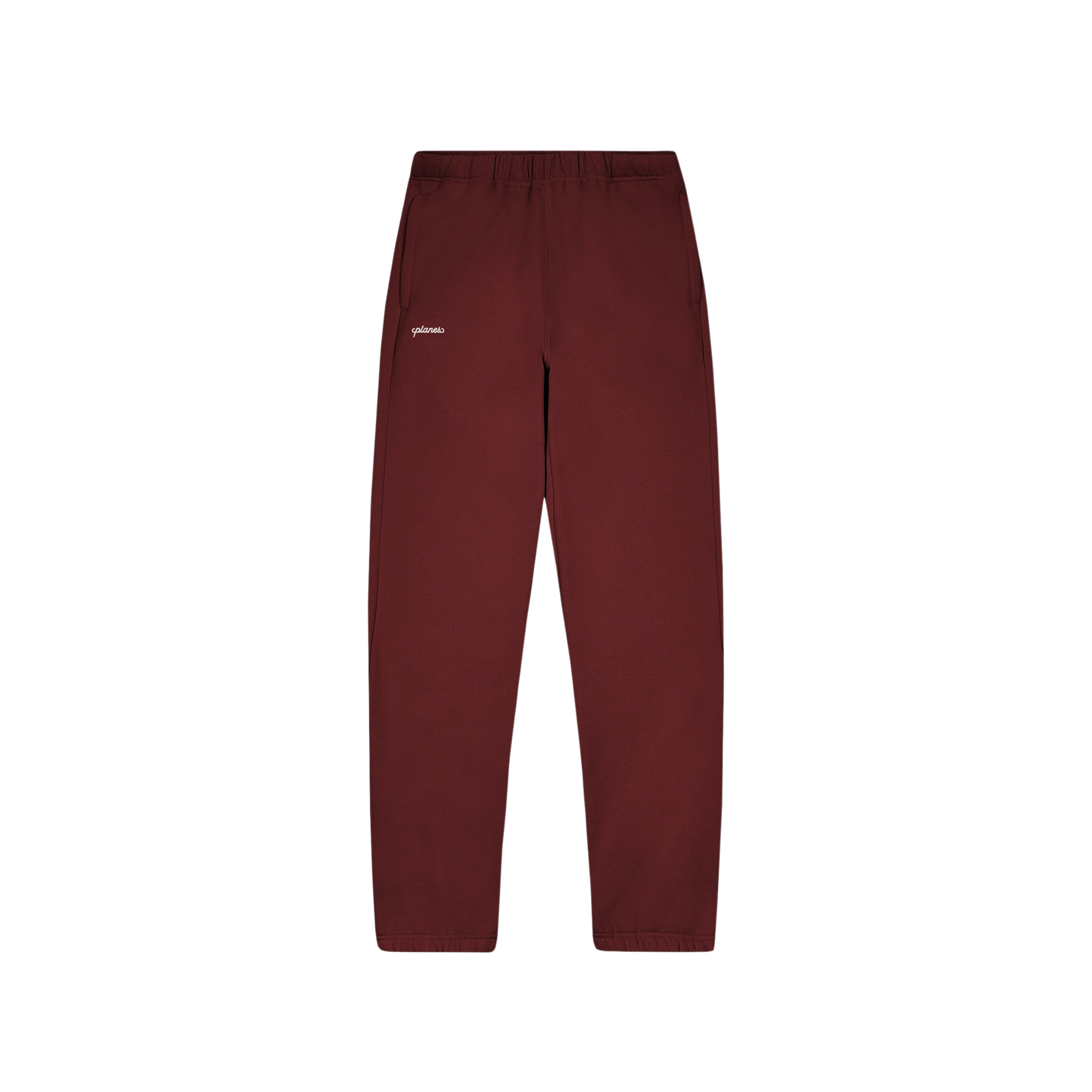 Paper Planes Oversized Script Weld Jogger (Burgandy)