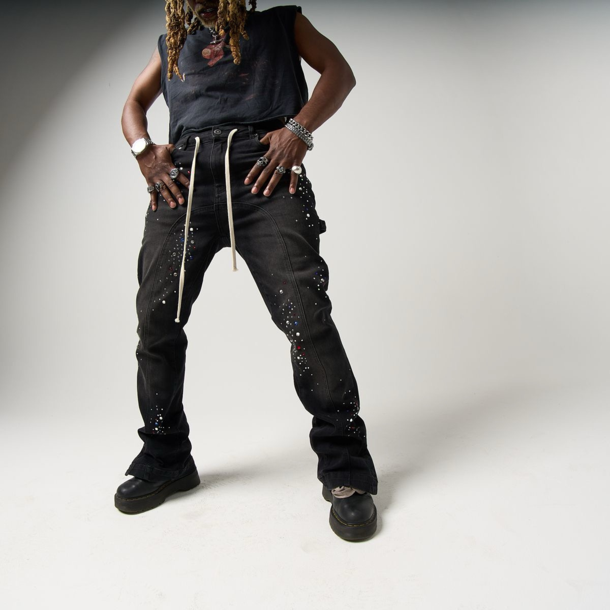 DUAA "Guidance" Black Denim - DUAA