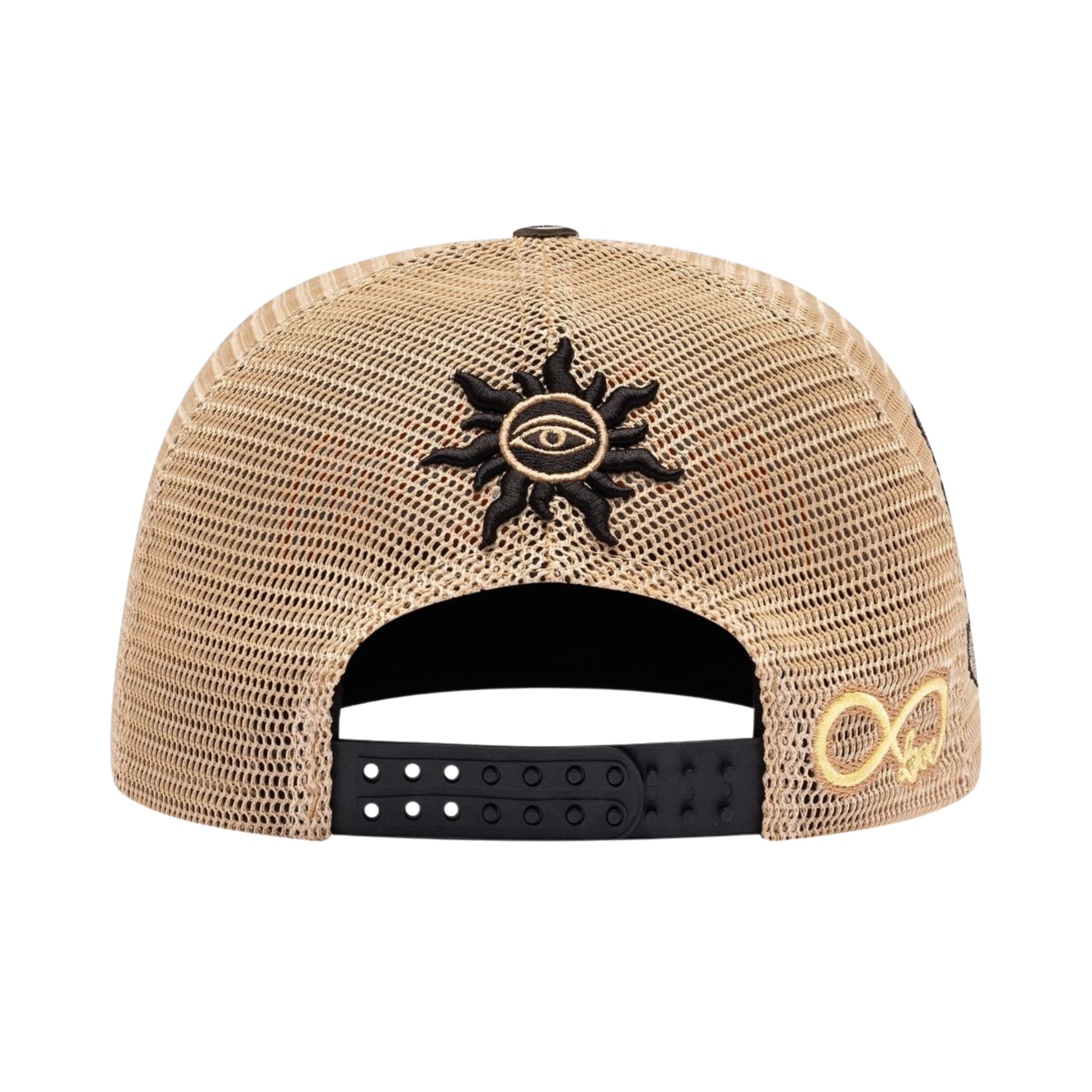 Godspeed GS Forever Trucker Hat (Bone/Blue/Orange) - Godspeed