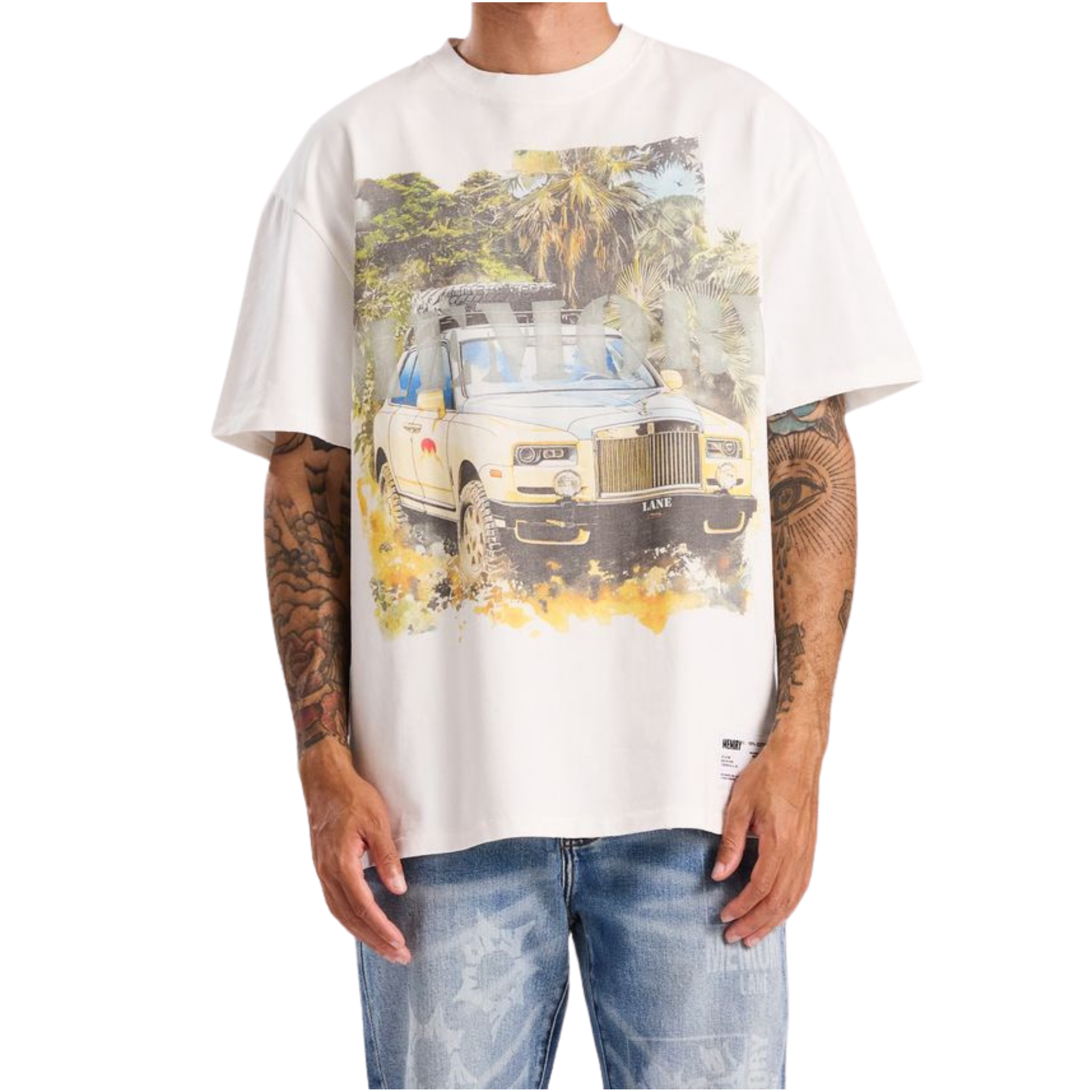 Memory Lane "Explorer" Tee (Antique White) - Memory Lane