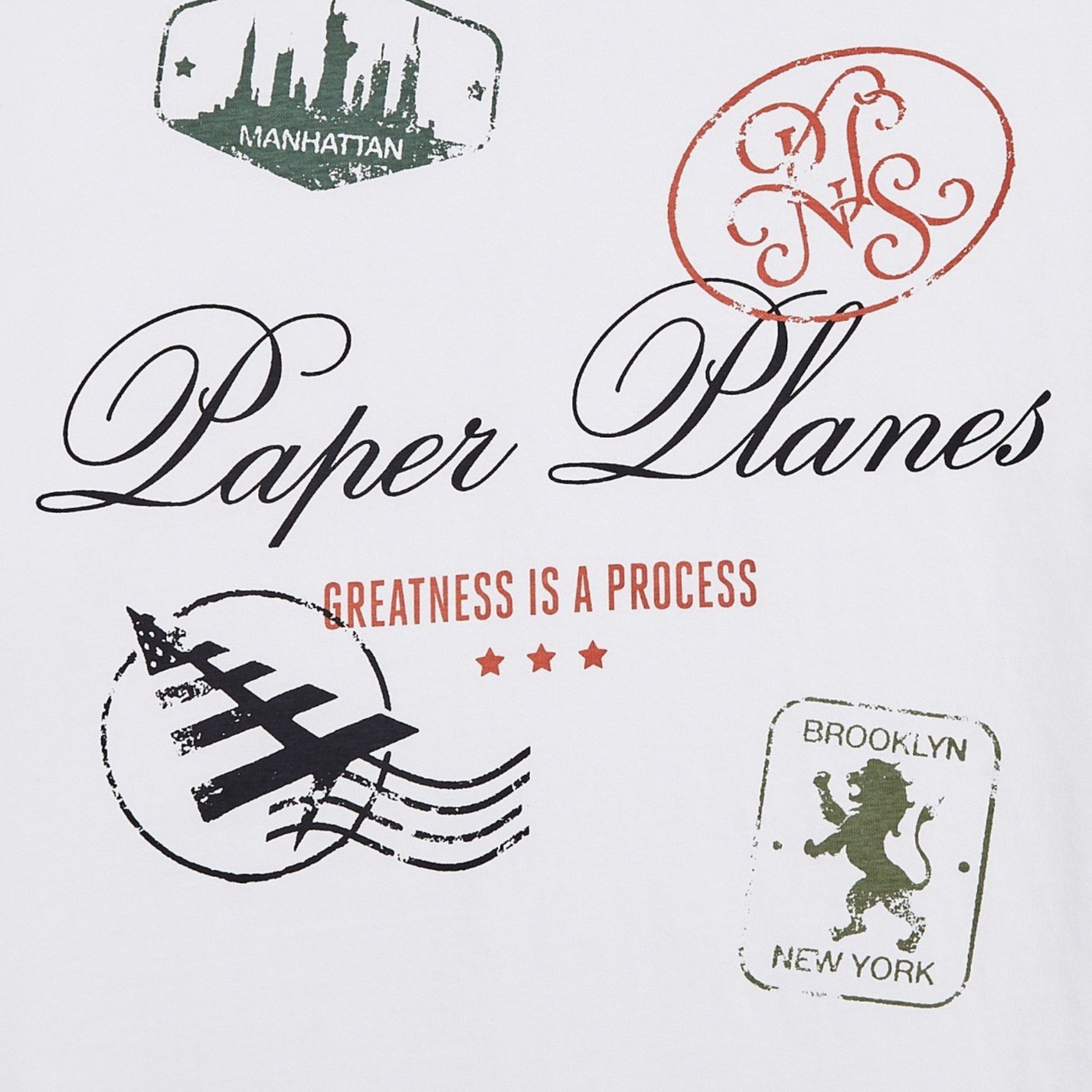 Paper Planes "Postcard" Tee (White) - Paper Plane