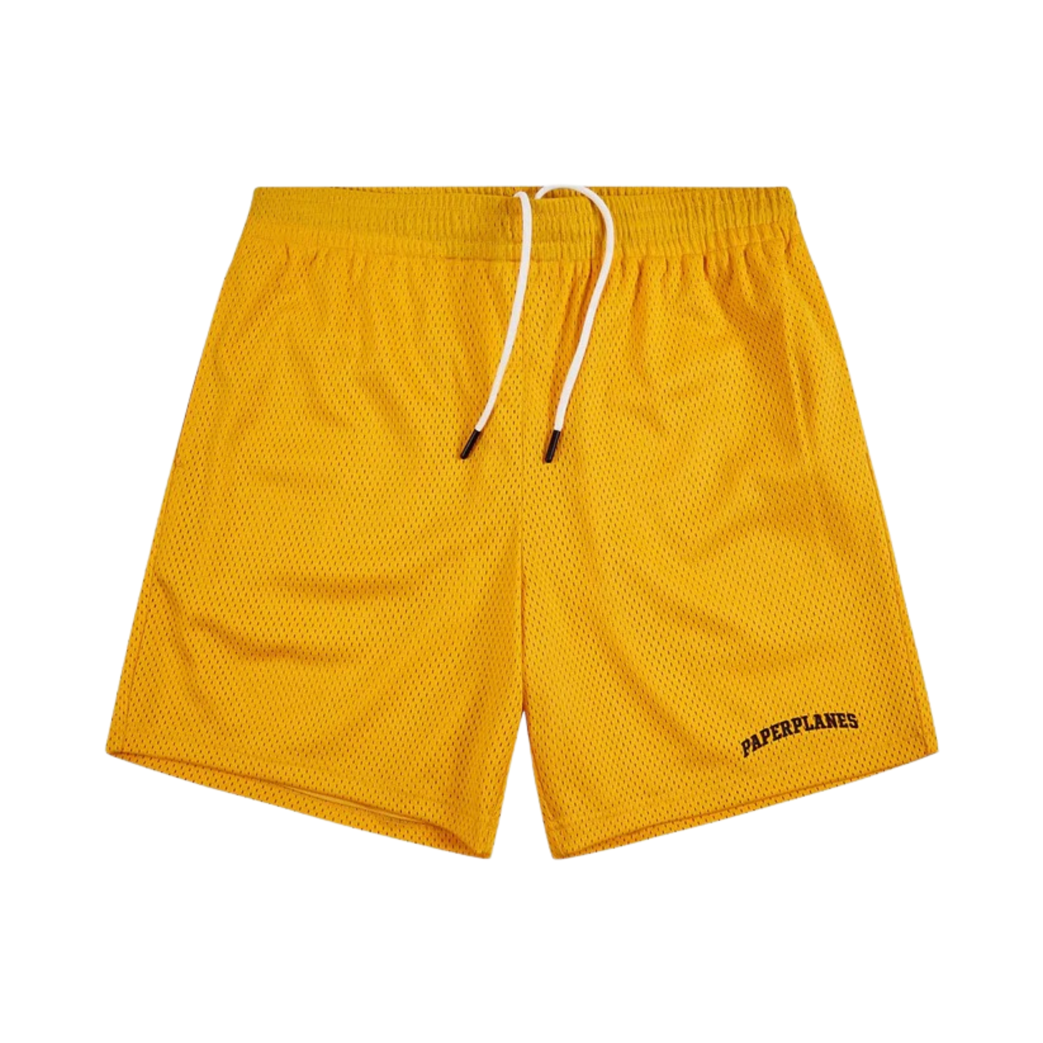 PAPER PLANES  Mesh Basketball Shorts (Yellow) - Paper Plane