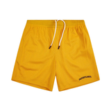 PAPER PLANES  Mesh Basketball Shorts (Yellow) - Paper Plane