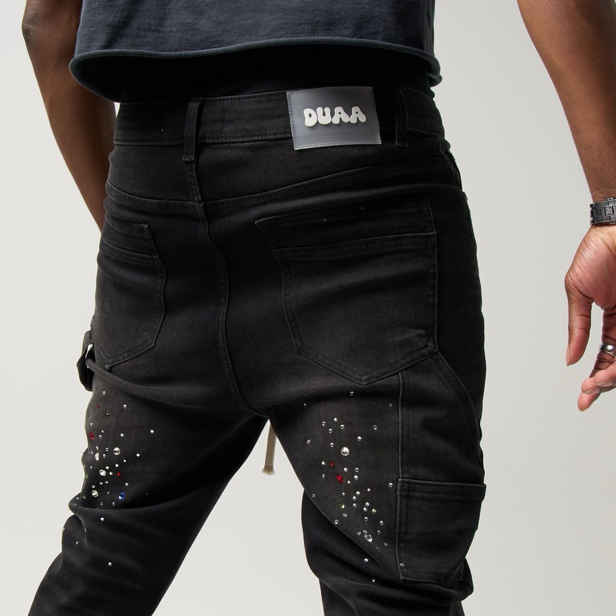 DUAA "Guidance" Black Denim - DUAA