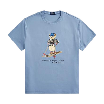 Polo Ralph Lauren Classic Fit Polo Bear Jersey T-Shirt (Channel Blue) - Polo Ralph Lauren