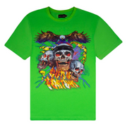 Gifts of Fortune Bad To The Bone T-shirt (Lime Green) - Gifts of Fortune