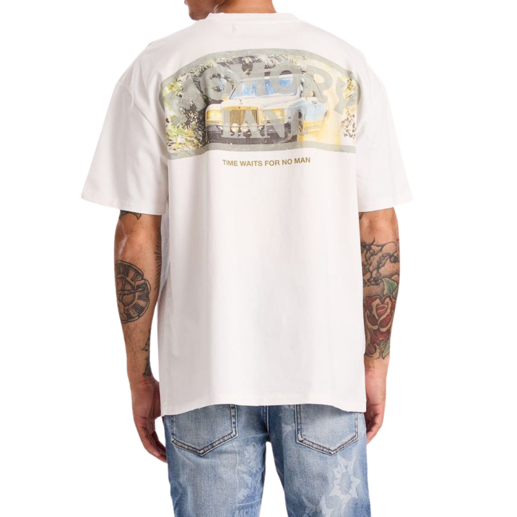 Memory Lane "Explorer" Tee (Antique White) - Memory Lane