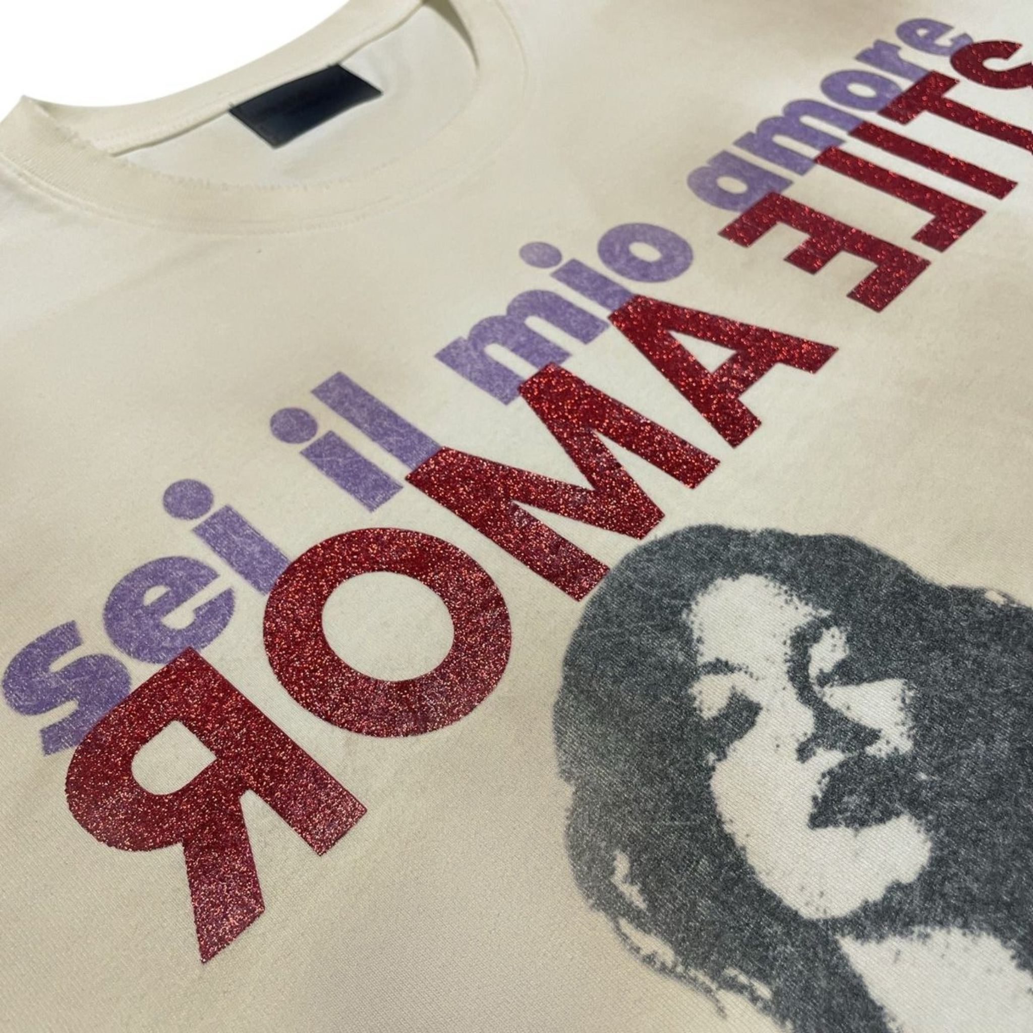 Stile De Amor "VITA MIA" Tee (Cream) - Stile Amor De Galleria
