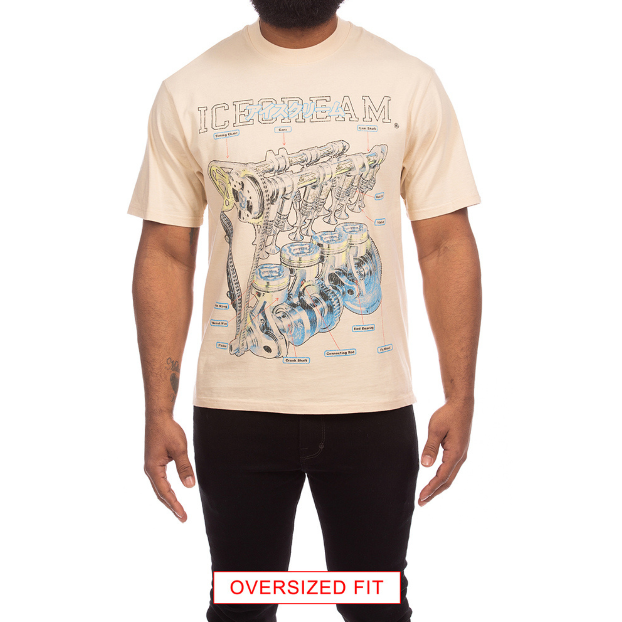Icecream "Motorhead" SS Knit Tee (Fog) - Ice Cream