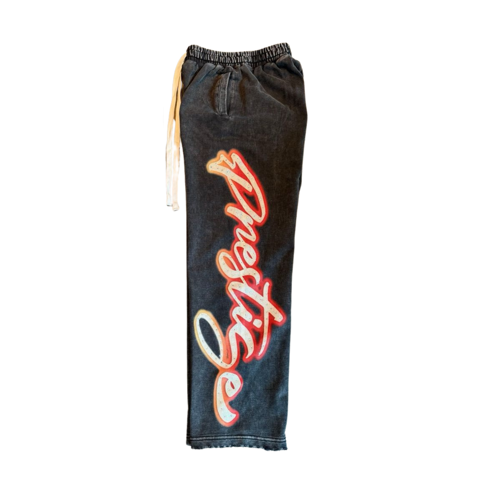 Prestige "Prestige Angel" Sweatpants (Black/Red) - Prestige