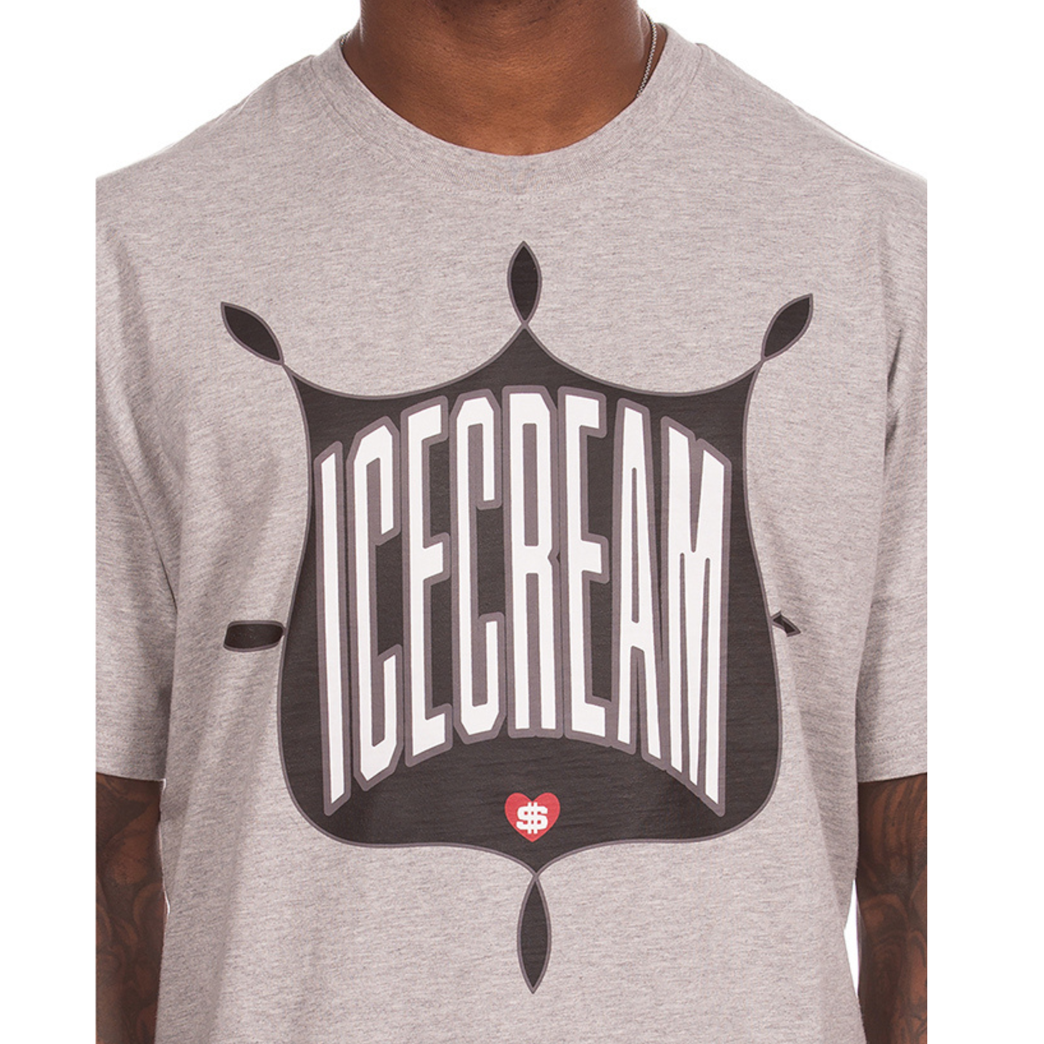 Icecream "Emblem" SS Tee (Heather Grey)