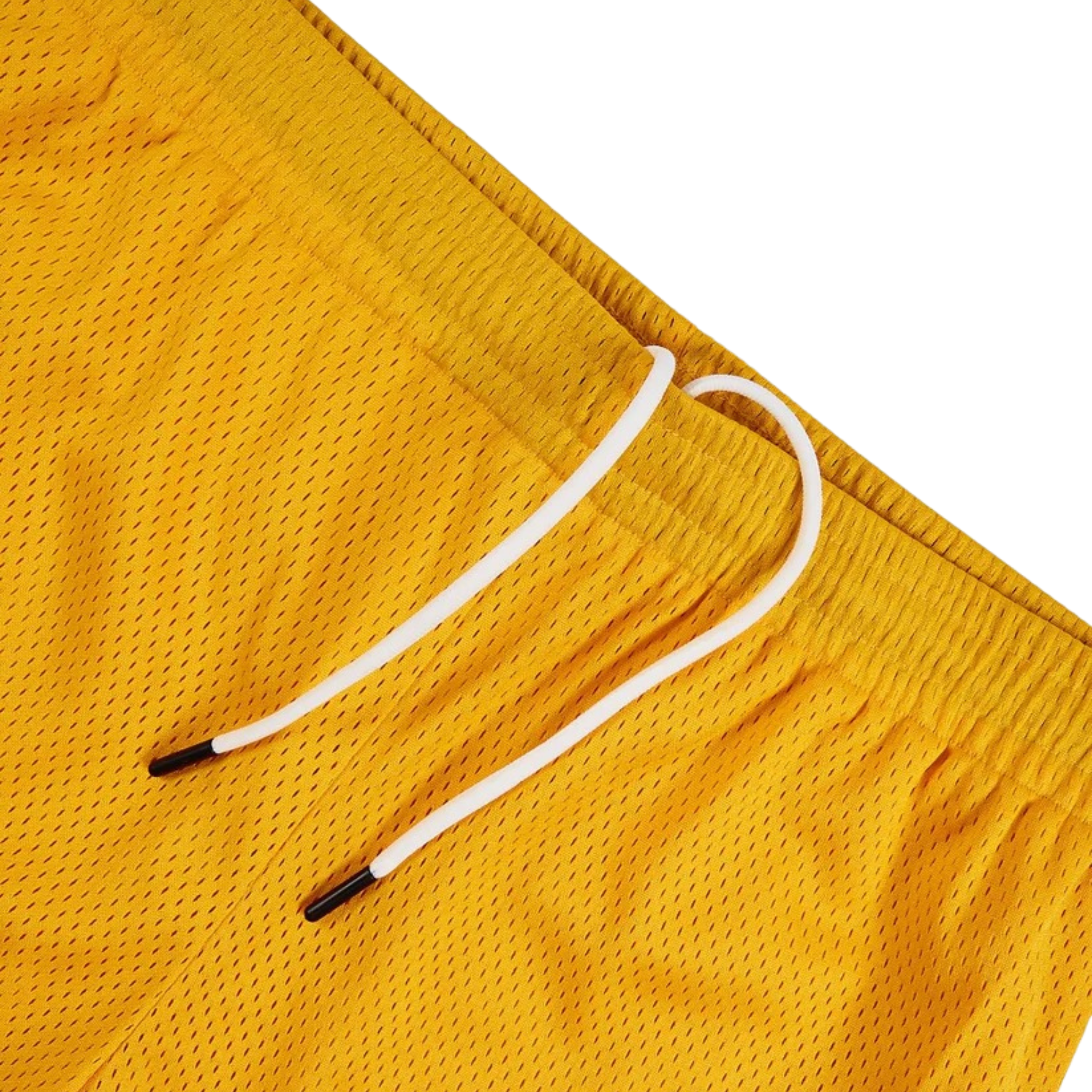 PAPER PLANES  Mesh Basketball Shorts (Yellow) - Paper Plane