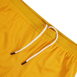 PAPER PLANES  Mesh Basketball Shorts (Yellow) - Paper Plane
