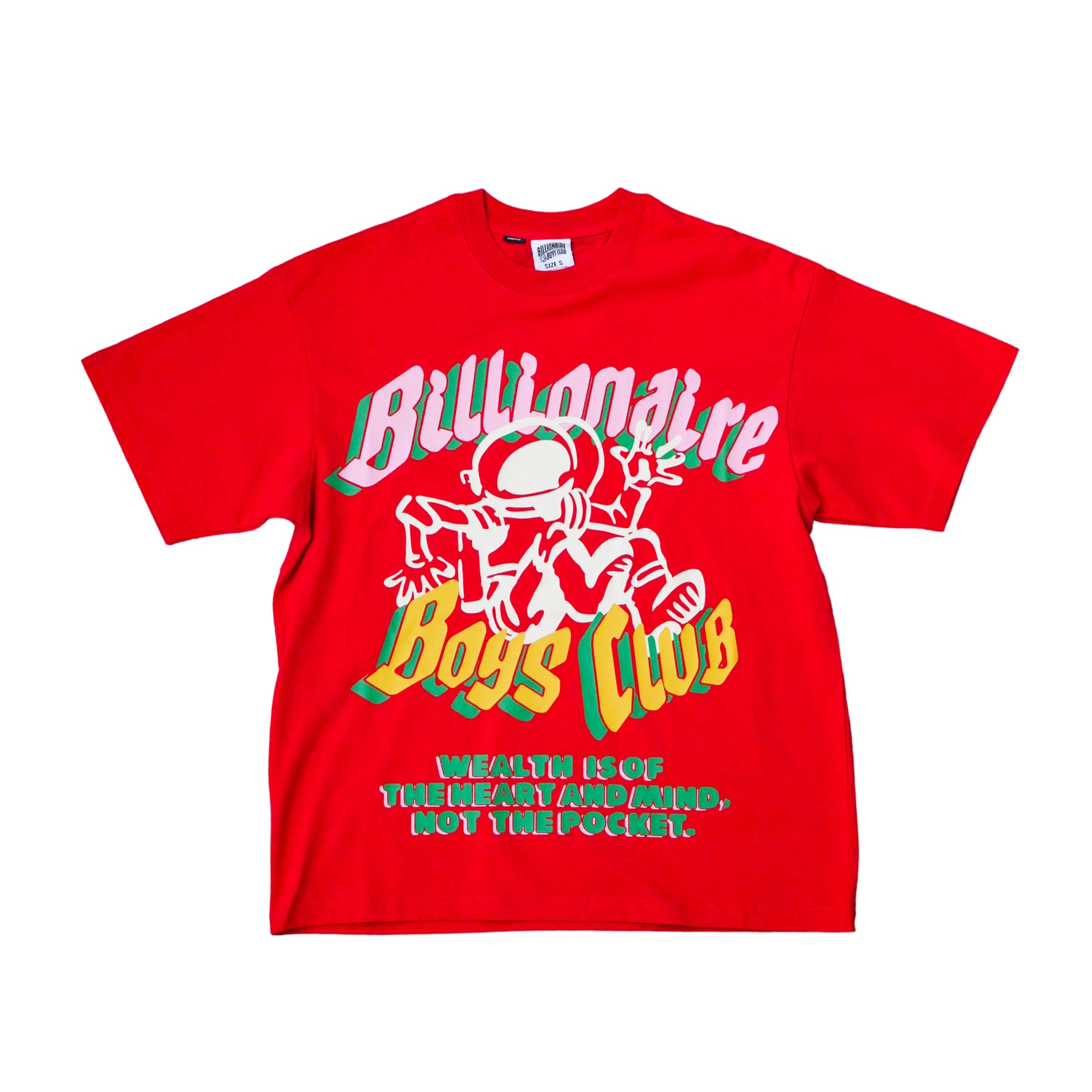 Billionaire Boys Club "Dancetronaut" SS Knit Cropped Fit (Red) - Billionaire Boys Club