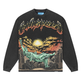 Godspeed "Burnt Bridges II" LS T-shirt NG (Black Wash) - Godspeed