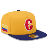 Colombia Baseball New Era 2026 World Baseball Classic 9FIFTY A-Frame Snapback Hat - Yellow/Blue