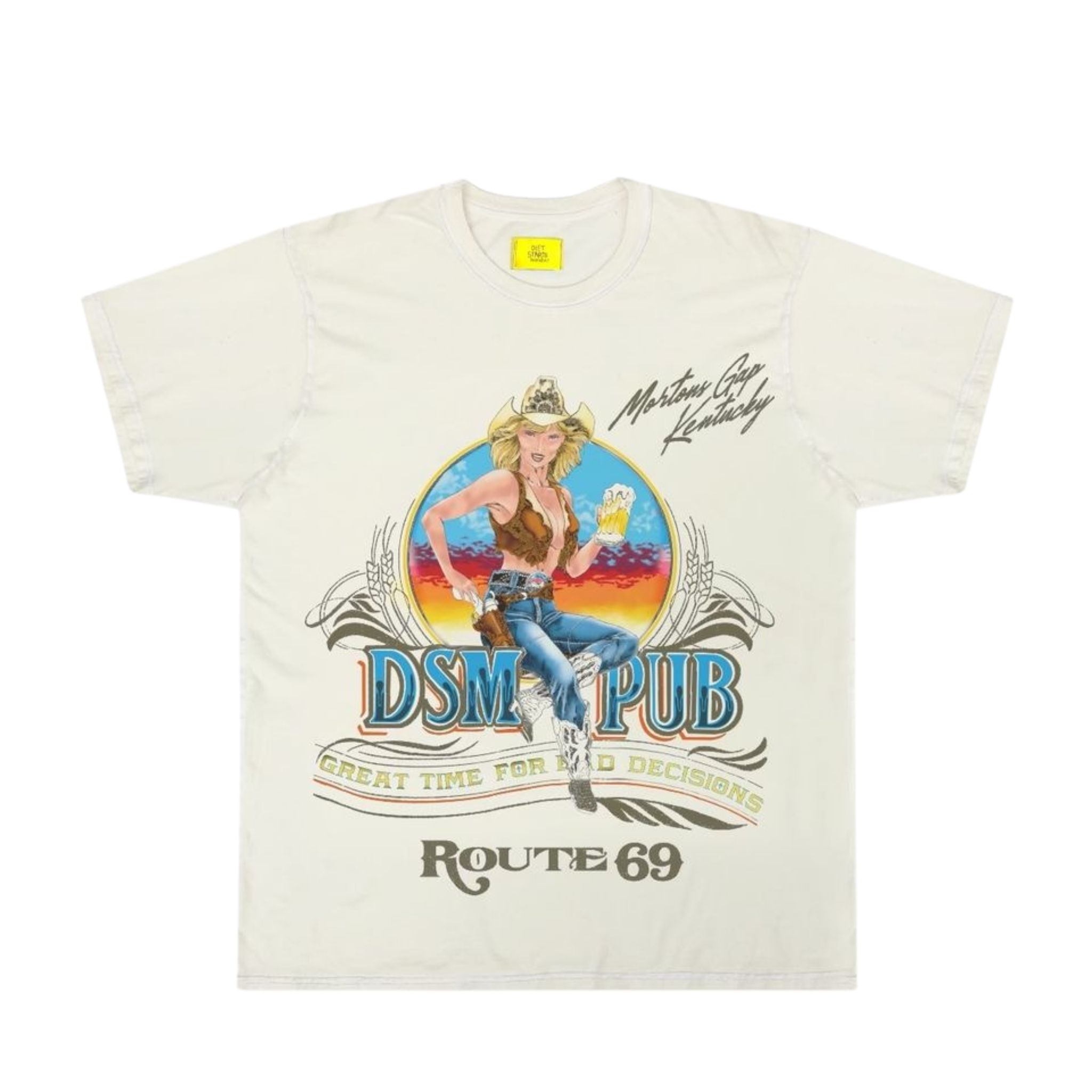 DSM "Pub" Tee - (Antique White) - Diet Starts Monday