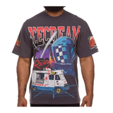 Icecream "Racing" Knit Oversized Tee (Charcoal)