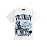 Outrank "Victory Runs Deep" Heavyweight T-shirt (White)