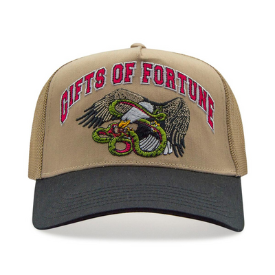 Gifts of Fortune Iron Bird Trucker (Brown) - Gifts of Fortune