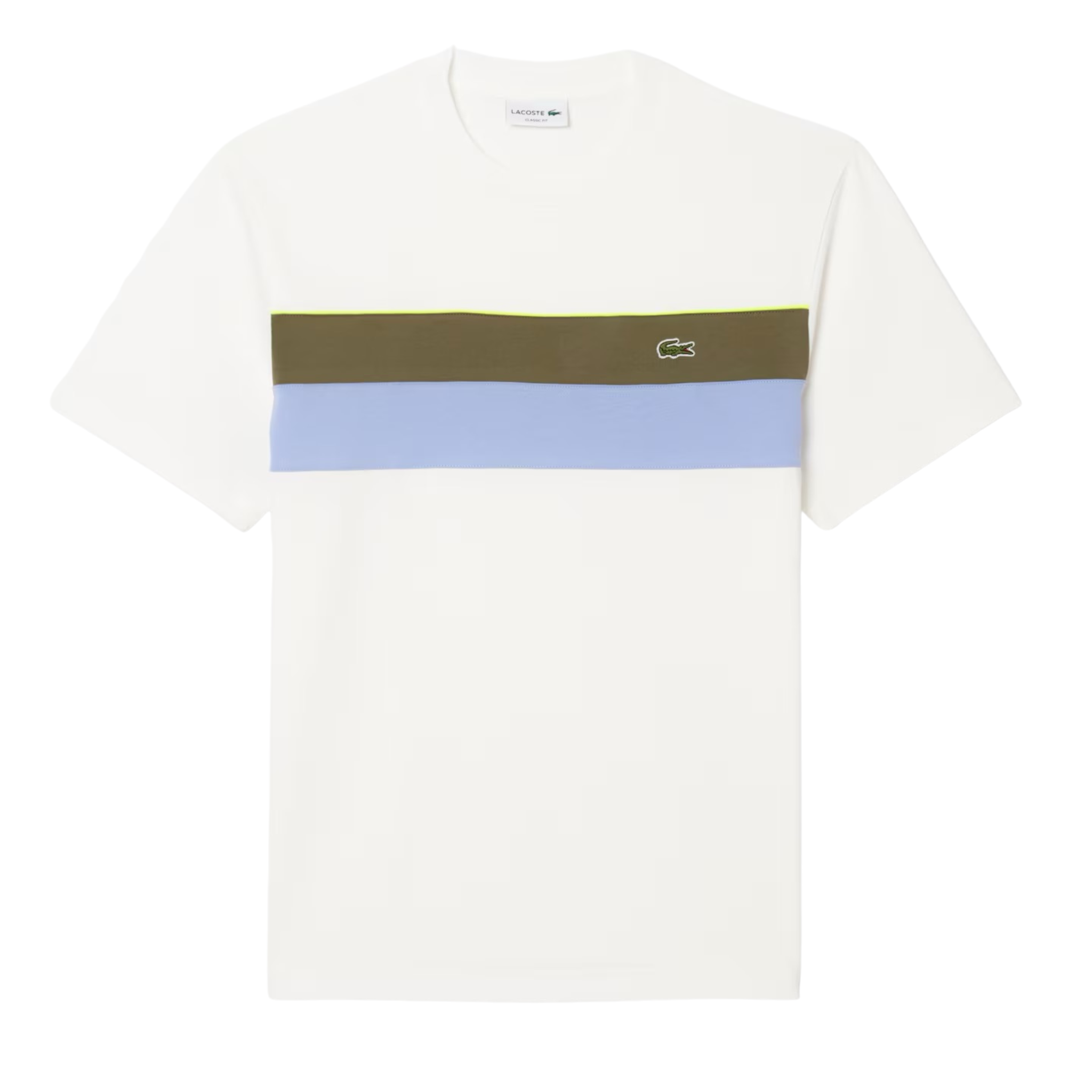 Lacoste Men's Colorblock Tee (White)