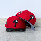 New Era Philadelphia Phillies 1950 Liberty Bell Grey UV 9Fifty A-Frame Snapback (Red/Black)