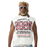 DUAA "VINTAGE" Cutoff Tee (Cream)