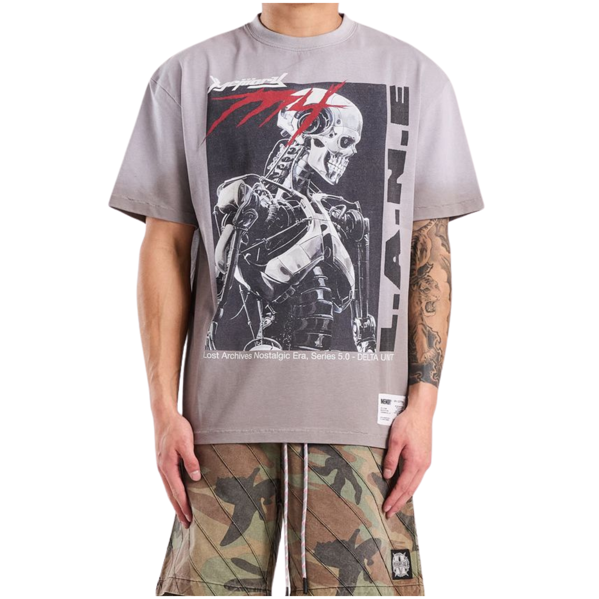 Memory Lane "M4 Robotics" Tee (Vintage Gray)