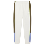 Lacoste Men's Tapered Leg Fleece Sweatpants (White)