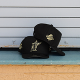 New Era Florida Marlins 1997 World Series 9FIFTY A-Frame Snapback-(Black/Gold) - New Era