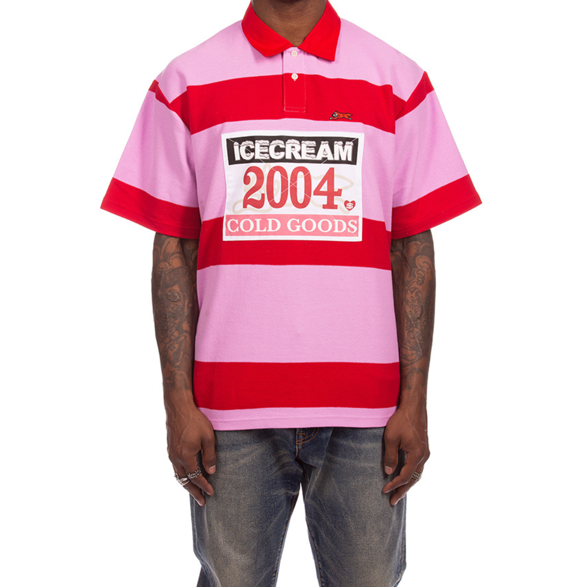 Icecream "Strawberry" SS Polo (Orchid) - Ice Cream